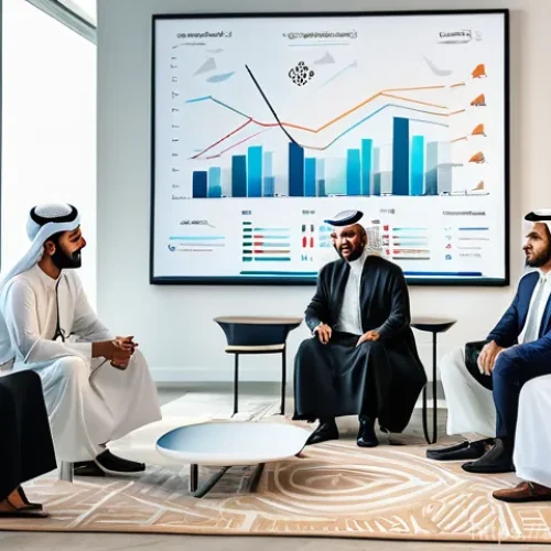 Home 20 글로벌 비즈니스 실무 전략 세우는 법 - **Prompt 1: Cultural Market Immersion in the Gulf Region**
An image depicting a diverse business...